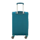 Delsey Hyperglide 21" Expandable Spinner Carry-On, Teal Blue