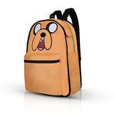 Sprite Beat Reversible Backpack for Kids - Cute Backpack Casual School Backpack Cartoon Backpack College Backpack - Orange Dog / Green School Bookbag