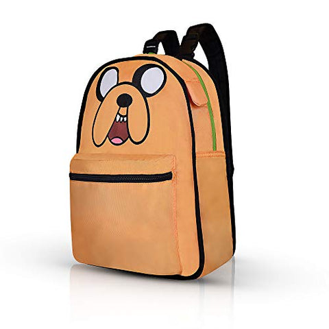 Sprite Beat Reversible Backpack for Kids - Cute Backpack Casual School Backpack Cartoon Backpack College Backpack - Orange Dog / Green School Bookbag
