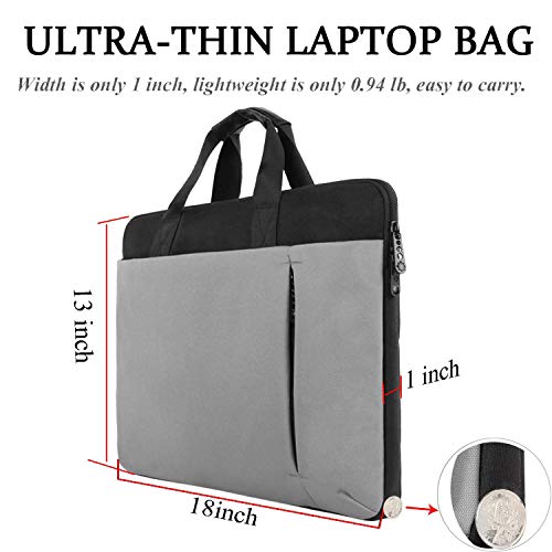 Slim Laptop Bag,17.3 Inch Laptop Carrying Case for Women Men Large ...