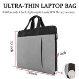 Slim Laptop Bag,17.3 Inch Laptop Carrying Case for Women Men Large Briefcase Sleeve with Handle