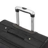 Flight Knight Lightweight 8 Wheel 840D Soft Case Suitcases Maximum Size For Emirates - Cabin Black FFK0034_S