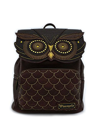 Owl Faux Leather Mini Backpack Standard
