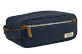 Travelon Heritage Top Zip Toiletry Kit, Indigo