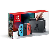 Nintendo Switch - Neon Red and Neon Blue Joy-Con
