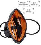 Tote Backpack Convertible with USB Charging Waterproof for School College Office Anti-Theft