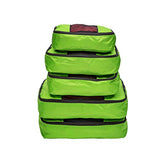 TravelWise Packing Cube System - Durable 5 Piece Weekender+ Set (Lime Green)