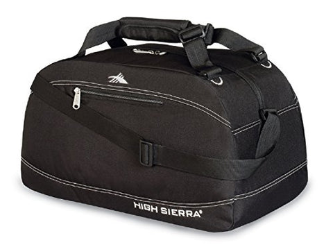 High Sierra 24" Pack-N-Go Duffel, Black/Black/Black