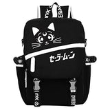 Lolita Style Moon Cat Luminous Backpack School Bag Laptop Bag