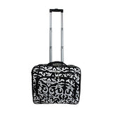 World Traveler Women's Damask Rolling 17-inch Laptop Case, One Size