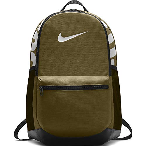 NIKE Brasilia Medium Backpack Olive/Black/White