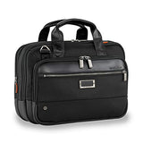 Briggs & Riley Small Expandable Brief Briefcase Black One Size