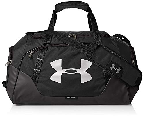 Under Armour Undeniable Duffle 3.0 Gym Bag, Black (001)/Silver,