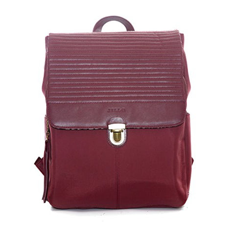 Jill-E Designs Lucy 13" Laptop Backpack, 11 X 5 X 14.25 Inches, Berry (473332)