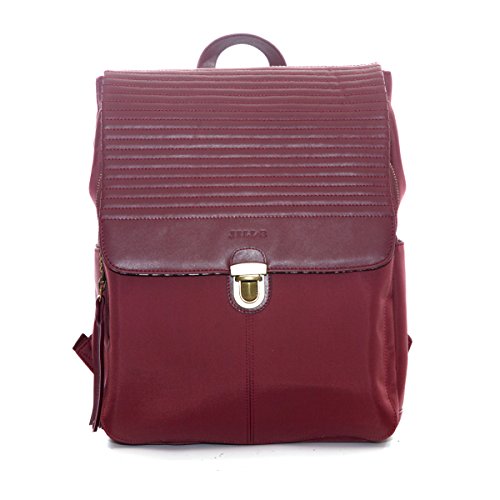 Jill-E Designs Lucy 13" Laptop Backpack, 11 X 5 X 14.25 Inches, Berry (473332)