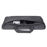 MOSISO Laptop Shoulder Bag Compatible with MacBook Pro/Air 13 inch, 13-13.3 inch Notebook Computer, Polyester Flapover Briefcase Sleeve Case, Space Gray