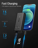 Portable Charger, POWERADD Compact 10000mAh Power Bank, Small and Light External Battery Pack with 5V/2.4A High-Speed Charging Battery Phone Charger for iPhone, Samsung, Google LG and More