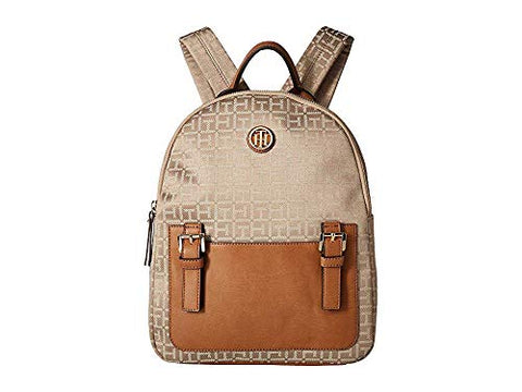 Tommy Hilfiger Women's Imogen Backpack Khaki/Tonal One Size