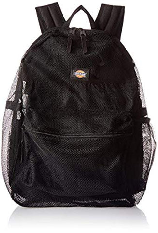 Dickies Mesh Backpack Black & Knit Cap Bundle
