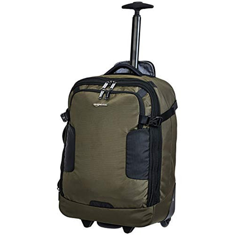 AmazonBasics Mercer Wheeled Duffel, Olive