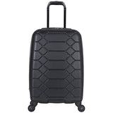 Aimee Kestenberg Women's Diamond Anaconda 3-Piece Set: 20", 24", 28", Black/Silver