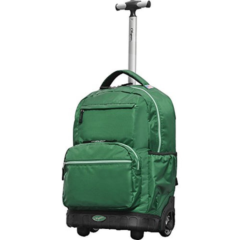 Olympia Usa Melody 19" Rolling Backpack (Green)