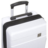 Dejuno Ashford 3-Pc Hardside Spinner Tsa Combination Lock Luggage Set, White