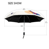 Rain Umbrella Automatic Windproof Foldable Umbrella Ethnic Cat