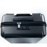 Delsey Pluggage 23" Hardside Spinner Upright Checked Luggage (Black)