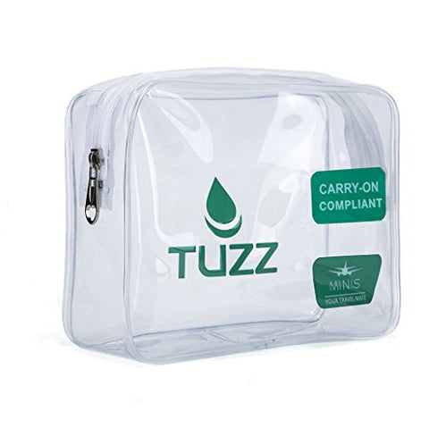 Tsa Approved Clear Travel Toiletry Bag Quart Bags With Zipper For Men Women | Airline 3-1-1 Carry