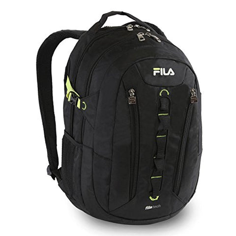 Fila Vertex Tablet And Laptop School Backpack, Black, One Size