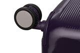 IT Luggage 20.9" Signature 8-Wheel Hardside Expandable Carry-on, Black Cordial - Purple