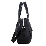 Fuel Sport Carryall Duffel For Gym, Travel or Weekend Gateway, Black with White Zippers