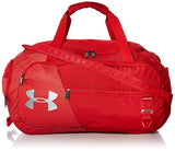 Under Armour Undeniable Duffle 4.0 Gym Bag, Red (600)/Silver, Medium