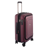 Delsey Luggage Cruise Lite Hardside 21" Carry On Exp. Spinner Trolley With Front Pocket, Black