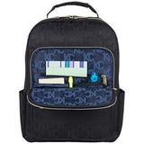 Kenneth Cole Reaction Women's New York Kc Street Jacquard 15" Backpack Laptop, Black One Size