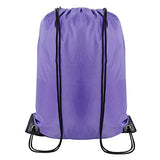 10 Colors Drawstring Backpack Bags Sack Pack Cinch Tote Sport Storage Polyester Bag for Gym Traveling (10 Colors)