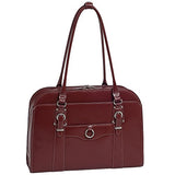 McKlein, W Series, Hillside, Top Grain Cowhide Leather, 14" Leather Ladies' Laptop Briefcase, Red (96526)