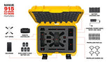 Nanuk 915-Spark Hard Case With Foam Insert For Dji Spark Flymore Camera, Yellow (915-Spark4)