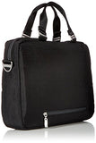 Baggallini Slim Laptop Brief, Black/Charcoal