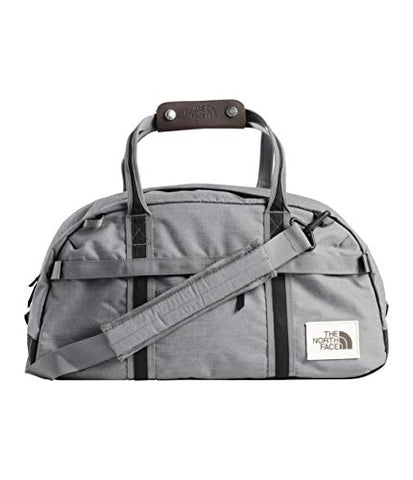 The North Face Unisex Berkeley Duffel ¿ Small Mid Grey Light Heather/Tnf Black Heather One Size