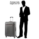 Travelpro Luggage Platinum Elite 29" Expandable Spinner Suitcase With Suiter, Vintage Grey