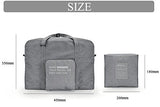 CAREMORE Unisex's Lightweight Fodable Waterproof Duffel Travel Bag Luggage Bag Large Capacity Blue