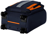 Nautica Gennaker 20 Inch Expandable Luggage Spinner, Navy/Orange