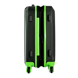 Olympia Apache 3pc Hardcase Spinner Set, Black/Lime