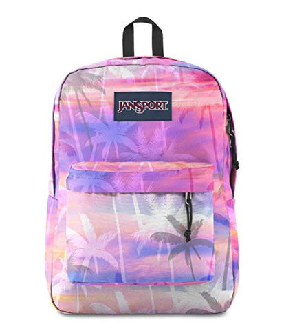 JanSport SuperBreak One Backpack - Lightweight School Bookbag, Palm Paradise