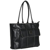 Kenneth Cole Reaction Women's Casual Fling Ladies Tote Laptop, Black