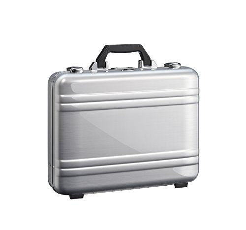 Zero Halliburton 2.0 Large Classic Framed Polycarbonate Attaché Briefcase, Silver, One Size