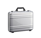 Zero Halliburton 2.0 Large Classic Framed Polycarbonate Attaché Briefcase, Silver, One Size