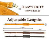 Messenger Bag Strap Replacement - Quality Genuine Cowhide Leather Adjustable Shoulder Strap; for